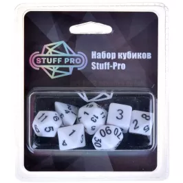 Набор кубиков Stuff-Pro белый картинка 347416 - МосИгра